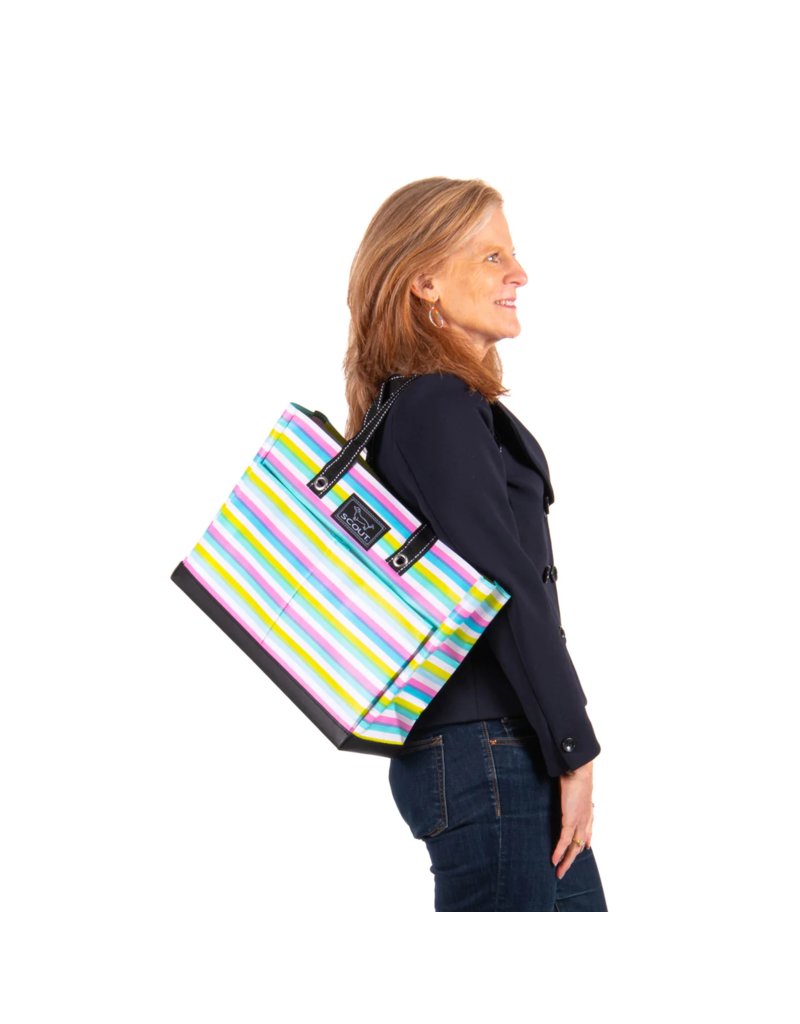 SCOUT Uptown Girl Pocket Tote Bag in Sweet Tarts