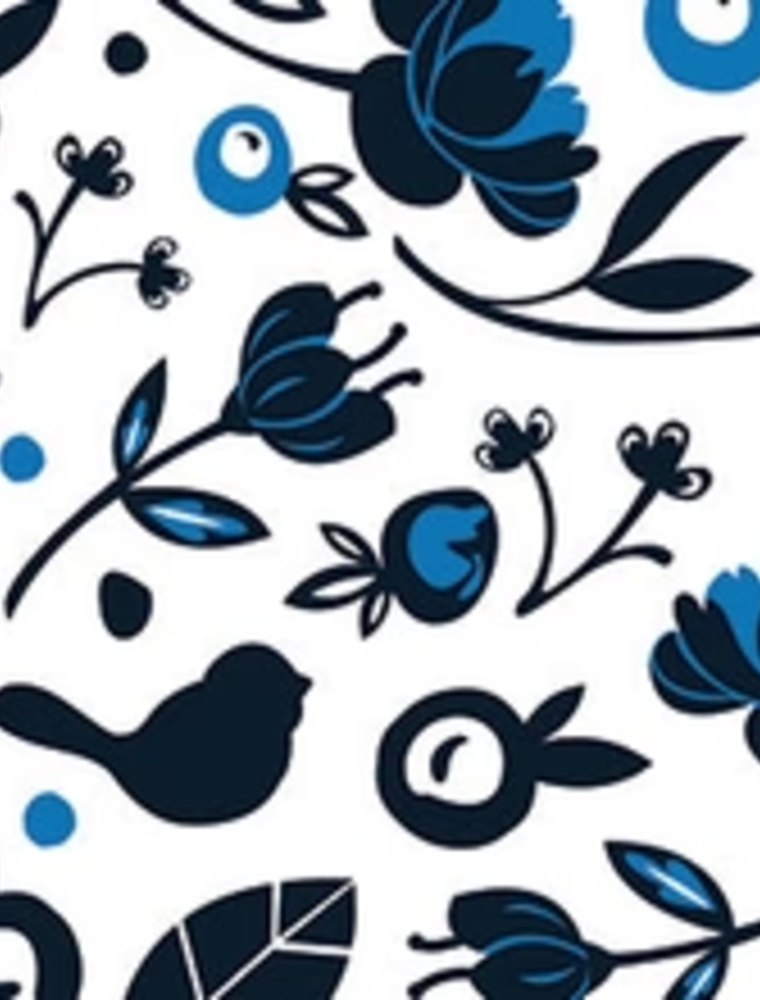 NORA FLEMING Blue Jay Cocktail Napkins