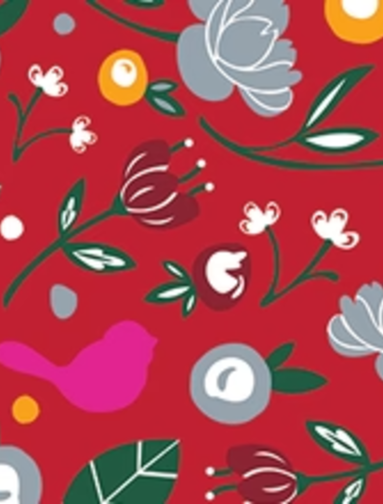 NORA FLEMING Cardinal Guest Towel Napkins