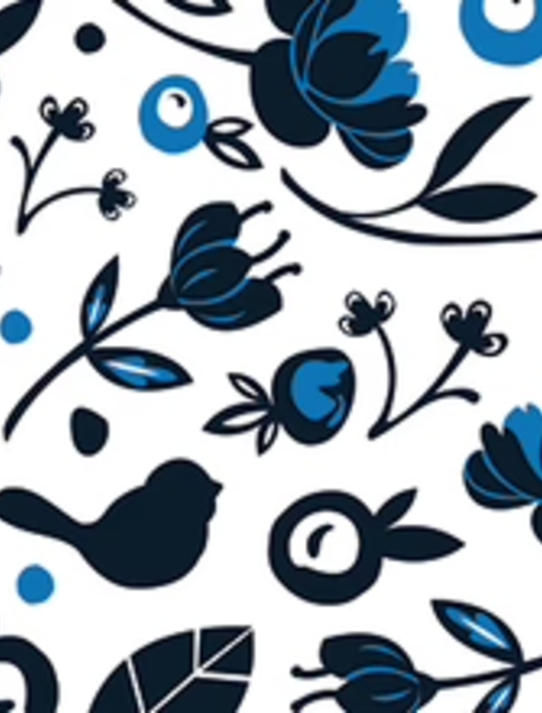 NORA FLEMING Blue Jay Guest Towel Napkins