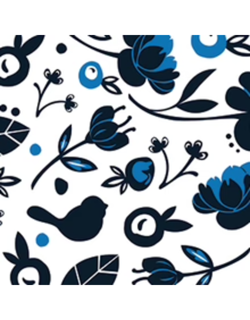 NORA FLEMING Blue Jay Guest Towel Napkins