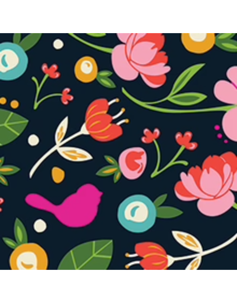 NORA FLEMING Pink Birdie Guest Towel Napkins