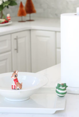 NORA FLEMING Pinstripes Melamine Paper Towel Holder NORA FLEMING Pinstripes Melamine Paper Towel Holder