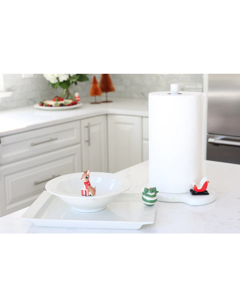 NORA FLEMING Pinstripes Melamine Paper Towel Holder