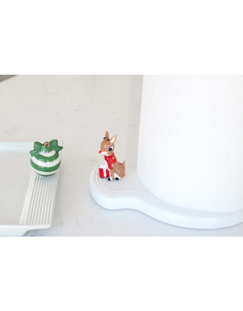 NORA FLEMING Pinstripes Melamine Paper Towel Holder