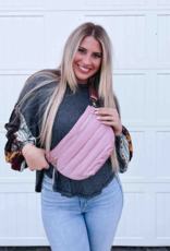 PRETTY SIMPLE Jolie Puffer Belt Bag in Pink
