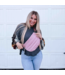 PRETTY SIMPLE Jolie Puffer Belt Bag in Pink