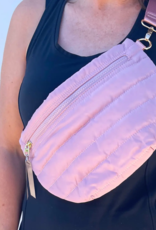 PRETTY SIMPLE Jolie Puffer Belt Bag in Pink