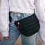 Jolie Puffer Belt Bag in Black