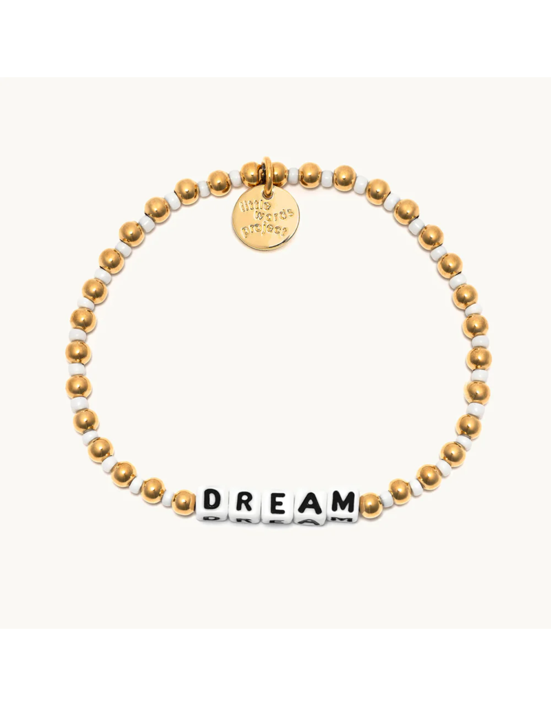 LITTLE WORDS PROJECT Dream Bracelet - Waterproof Gold