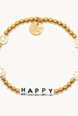 LITTLE WORDS PROJECT Happy Bracelet - Waterproof Gold LITTLE WORDS PROJECT Happy Bracelet - Waterproof Gold