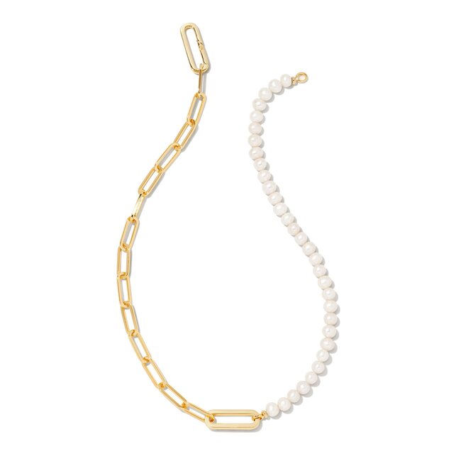 Kendra Scott Merrick Paperclip Chain Necklace | Dillard's