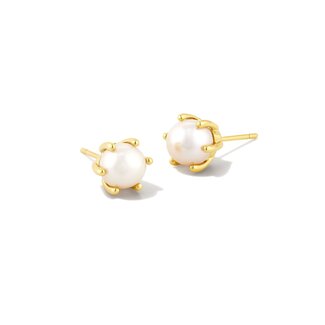 KENDRA SCOTT DESIGN Ashton Gold Pearl Stud Earrings