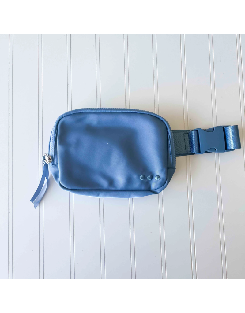 PRETTY SIMPLE Nadya Nylon Bum Bag in Blue