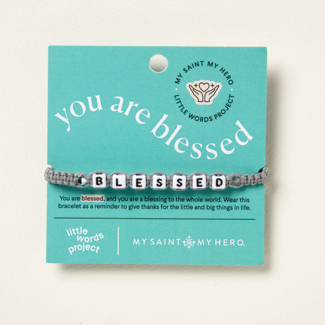 Silver Blessed Bracelet - My Saint My Hero X Little Words Project