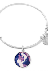 ALEX & ANI Bright Futures Charm Bangle in Silver