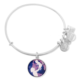 ALEX & ANI Bright Futures Charm Bangle in Silver