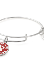 ALEX & ANI 'My Cat Is My Valentine' Charm Bangle in Silver