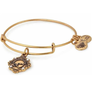 ALEX & ANI Daughter Charm Bangle in Gold