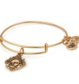 ALEX & ANI Granddaughter Charm Bangle in Gold