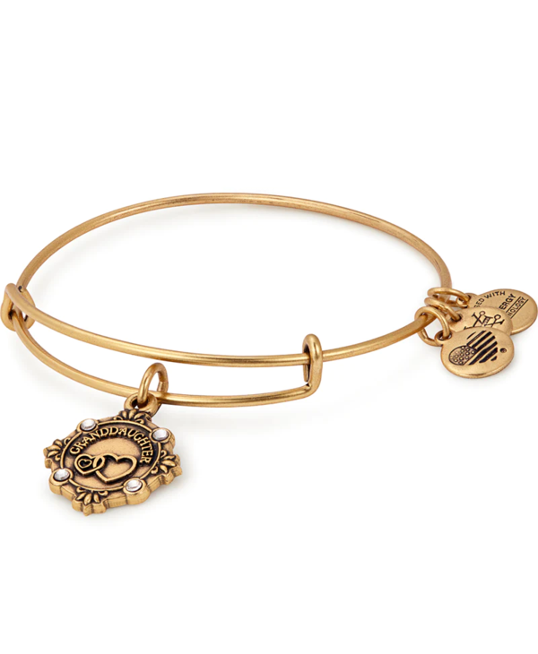 Granddaughter Charm Bangle in Gold