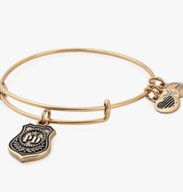 ALEX & ANI Law Enforcement Charm Bangle in Gold