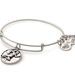 ALEX & ANI Track + Field Charm Bangle in Silver