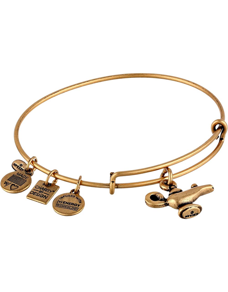 ALEX & ANI Lamp of Light Bangle in Gold