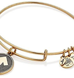 ALEX & ANI Stand Up To Cancer Charm Bangle in Gold