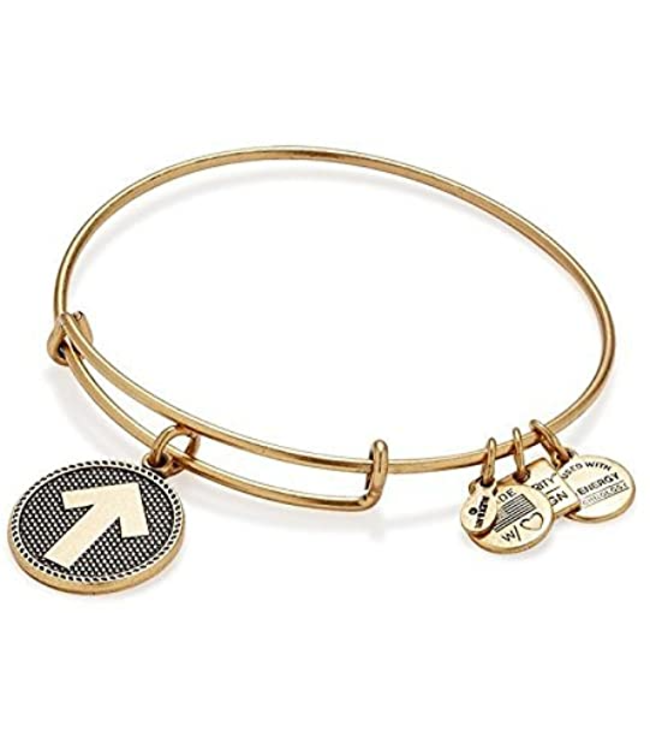 Stand Up To Cancer Charm Bangle in Gold