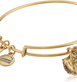 ALEX & ANI Conch Shell Charm Bangle in Gold