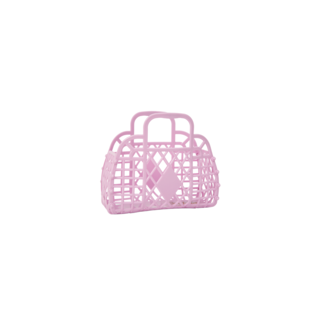 SUN JELLIES Mini Retro Basket in Lilac