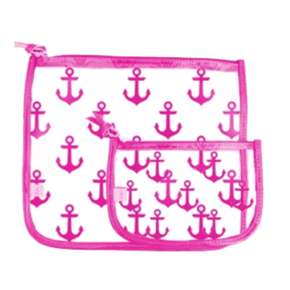 BOGG BAGS Pink Anchor Decorative Insert Bags (Set of 2)