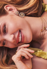 KENDRA SCOTT DESIGN Cailin Gold Pendant Necklace in Ivory Mother-of-Pearl