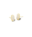 Grayson Gold Stud Earrings in Iridescent Drusy