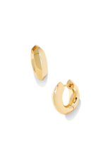 KENDRA SCOTT DESIGN Mikki Metal Huggie Earrings in Gold