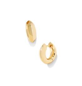 KENDRA SCOTT DESIGN Mikki Metal Huggie Earrings in Gold
