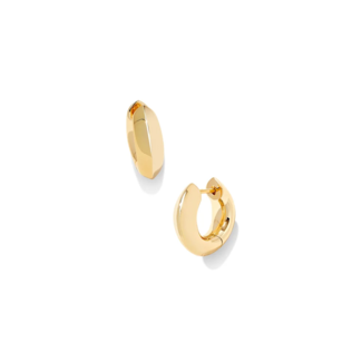 KENDRA SCOTT DESIGN Mikki Metal Huggie Earrings in Gold
