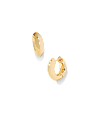 KENDRA SCOTT DESIGN Mikki Metal Huggie Earrings in Gold