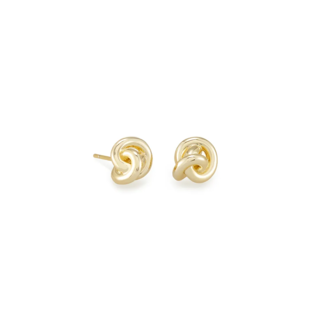 KENDRA SCOTT DESIGN Presleigh Love Knot Stud Earrings in Gold