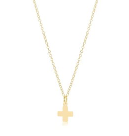 ENEWTON DESIGN Gold 16" Necklace - Small Signature Cross Necklace