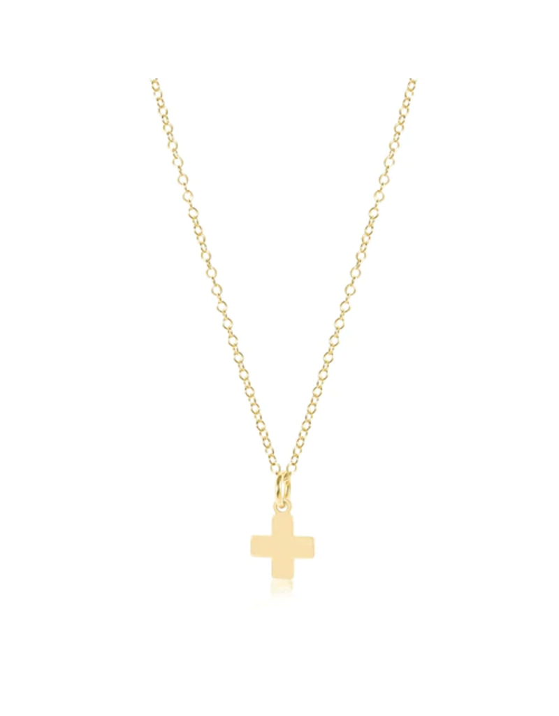 ENEWTON DESIGN Gold 16" Necklace - Small Signature Cross Necklace