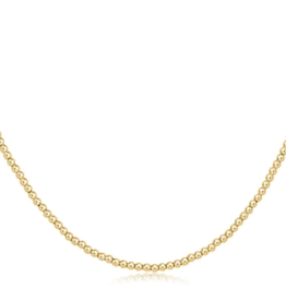 ENEWTON DESIGN Classic 2mm Bead Chain 15" Choker Necklace - Gold
