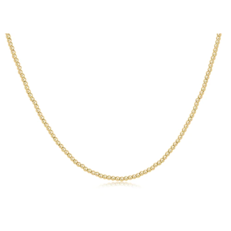 ENEWTON DESIGN Classic 2mm Bead Chain 15" Choker Necklace - Gold