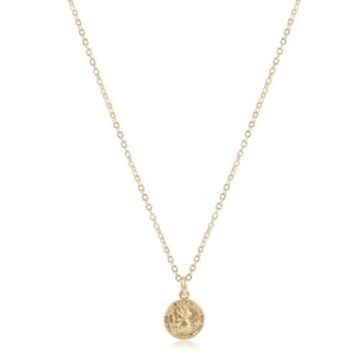 ENEWTON DESIGN Gold 16" Necklace - Protection Disc Charm