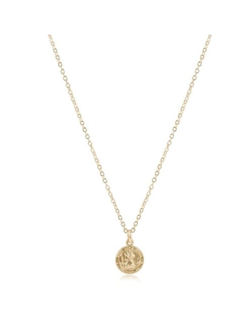 ENEWTON DESIGN Gold 16" Necklace - Protection Disc Charm
