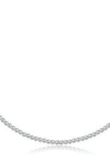 ENEWTON DESIGN Classic 2mm Bead Chain 15" Choker Necklace - Silver