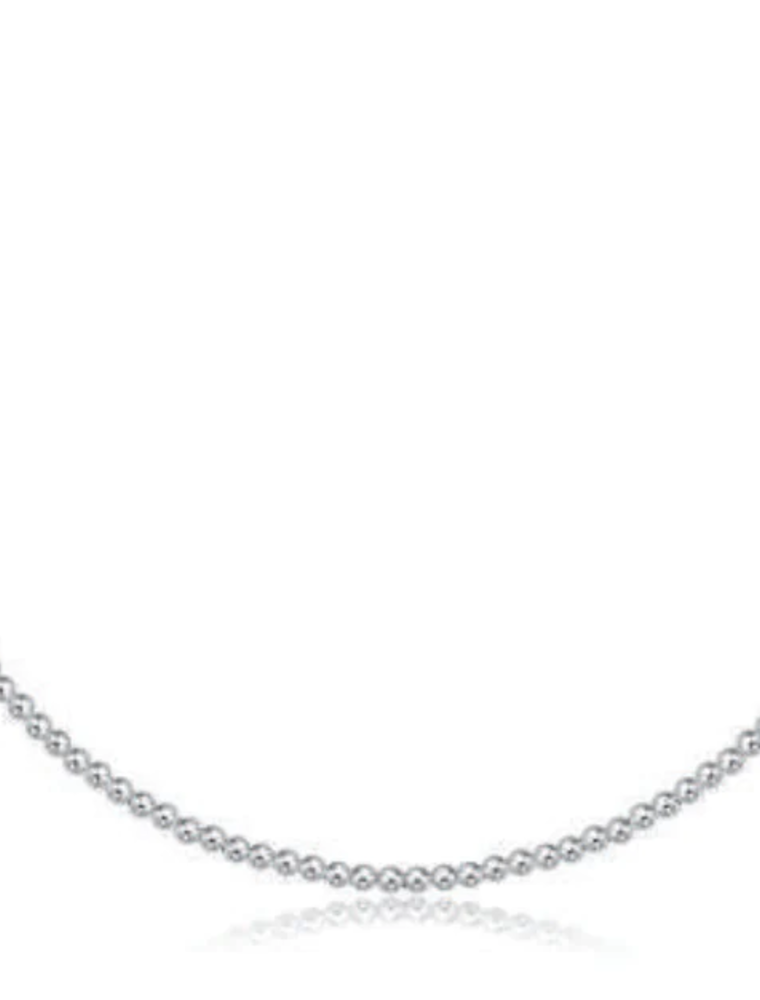ENEWTON DESIGN Classic 2mm Bead Chain 15" Choker Necklace - Silver
