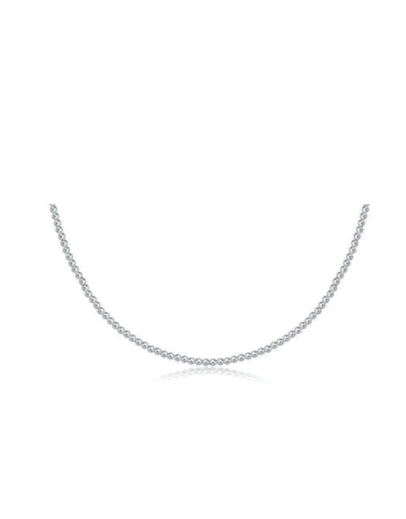 ENEWTON DESIGN Classic 2mm Bead Chain 15" Choker Necklace - Silver