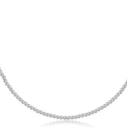 ENEWTON DESIGN Classic 2mm Bead Chain 17" Choker Necklace - Silver